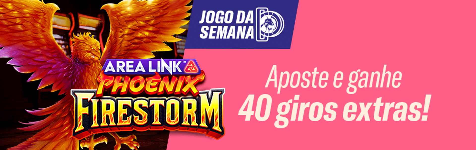 Aposte e ganhe 40 giros extras!