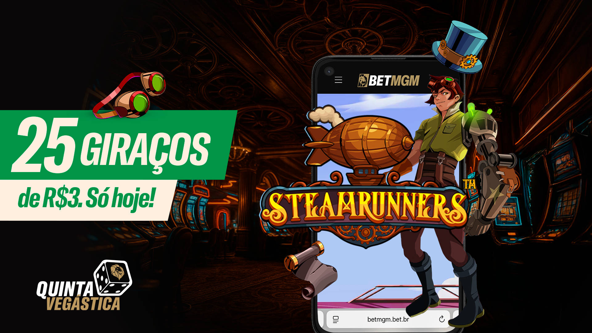 Os deuses chamam: 25 giraços de R$3 te esperam!