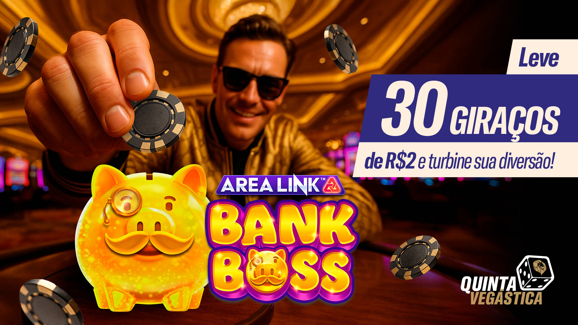 Leve 30 giraços de R$2 e turbine sua diversão!