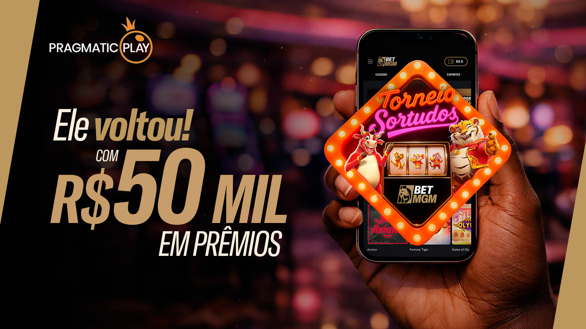 Ele voltou! Com R$50 mil em prêmios