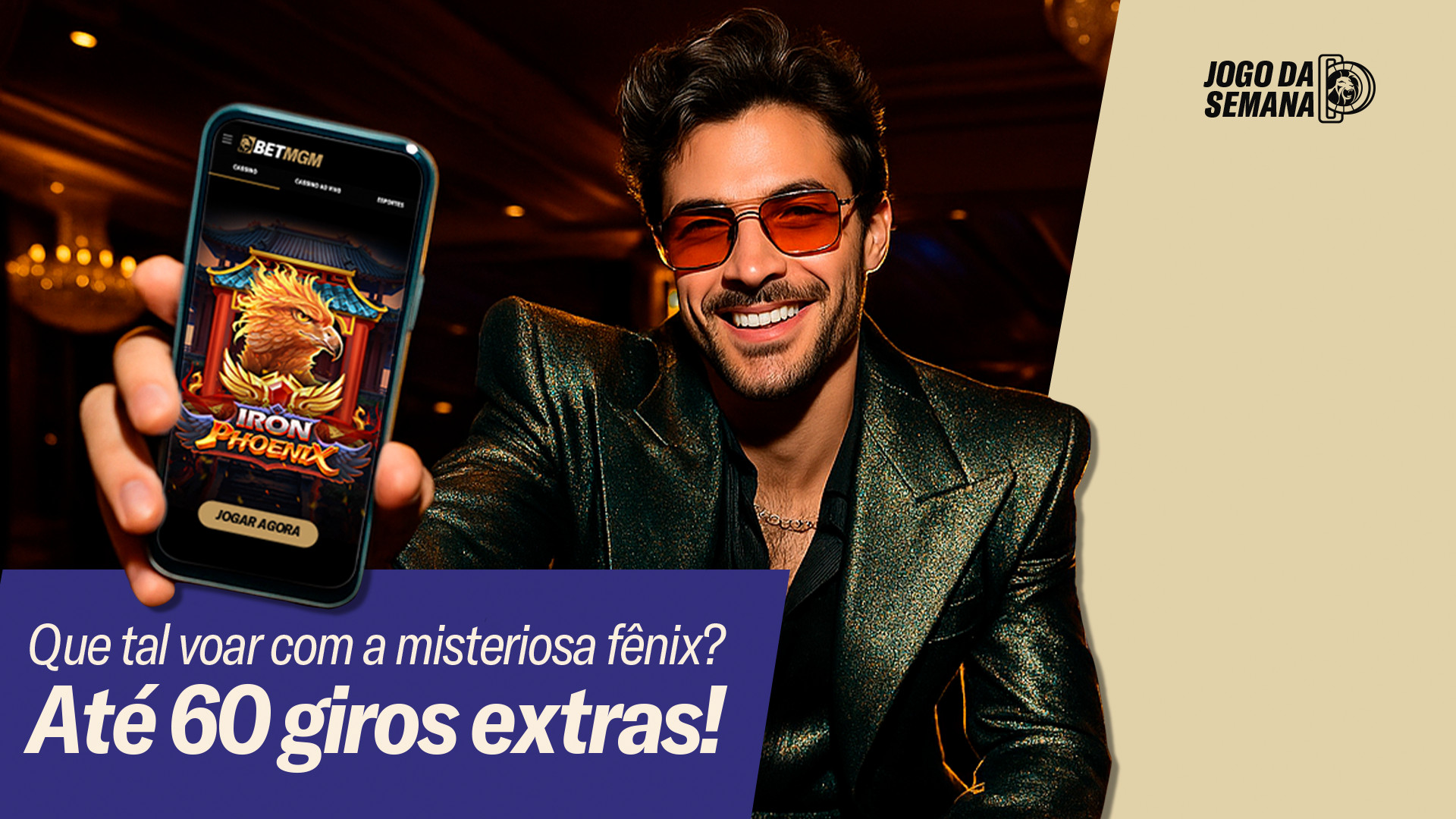 Que tal voar com a misteriosa phoenix?Até sessenta giros extras!