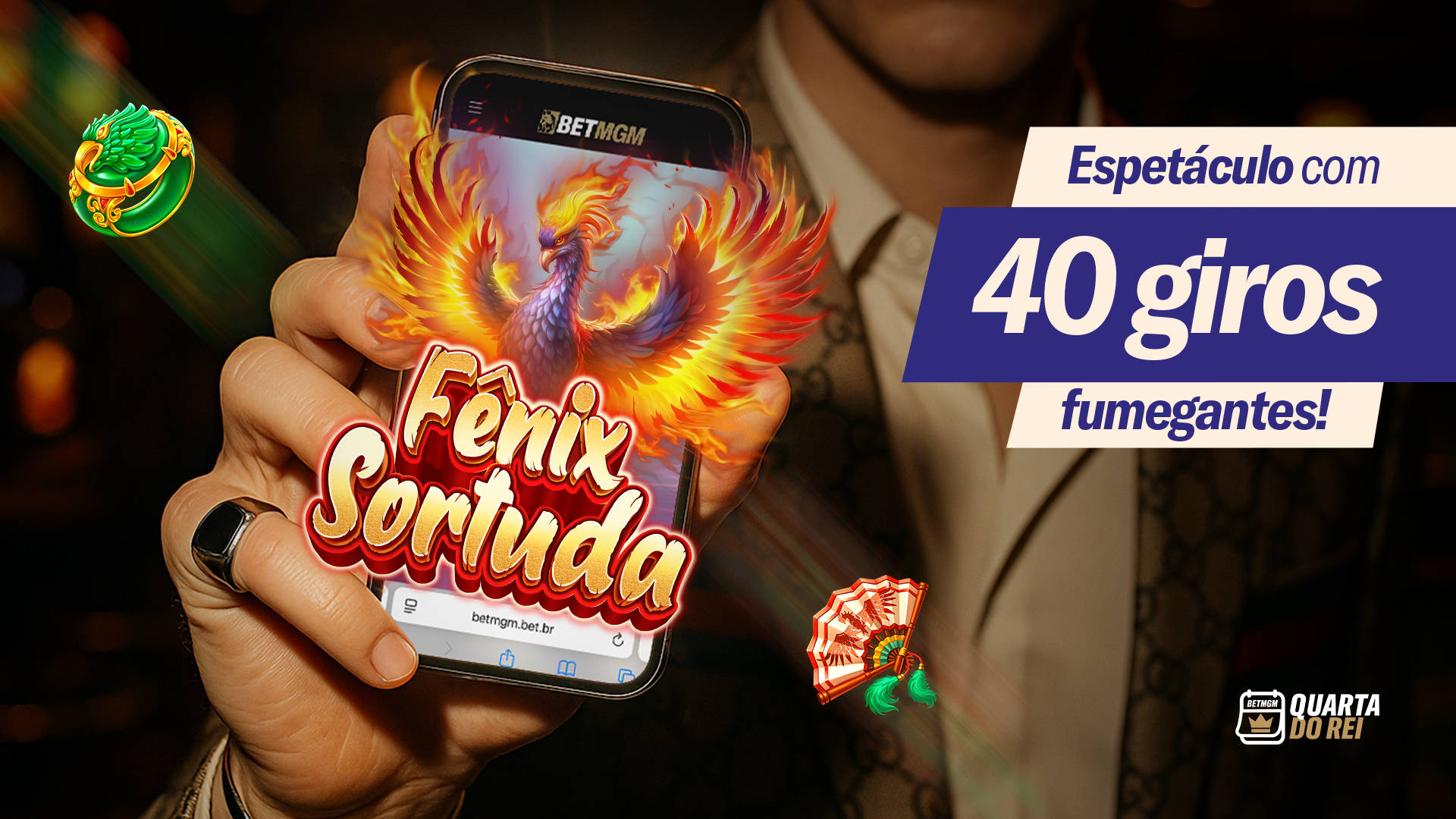 espetaculo com 40 giros fumegantes!