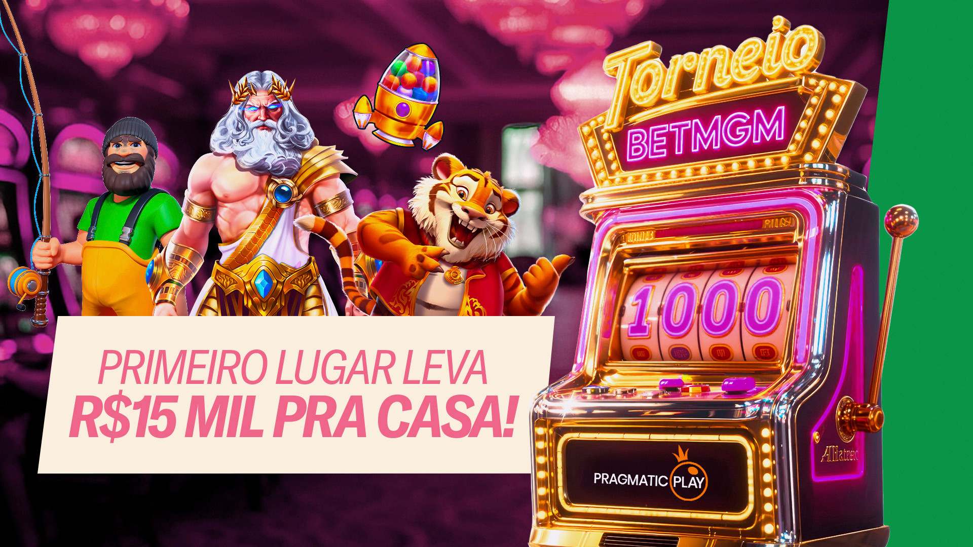 Torneio BETMGM 1000: R$50.000 em disputa e só 1 leva os R$15.000 do topo!