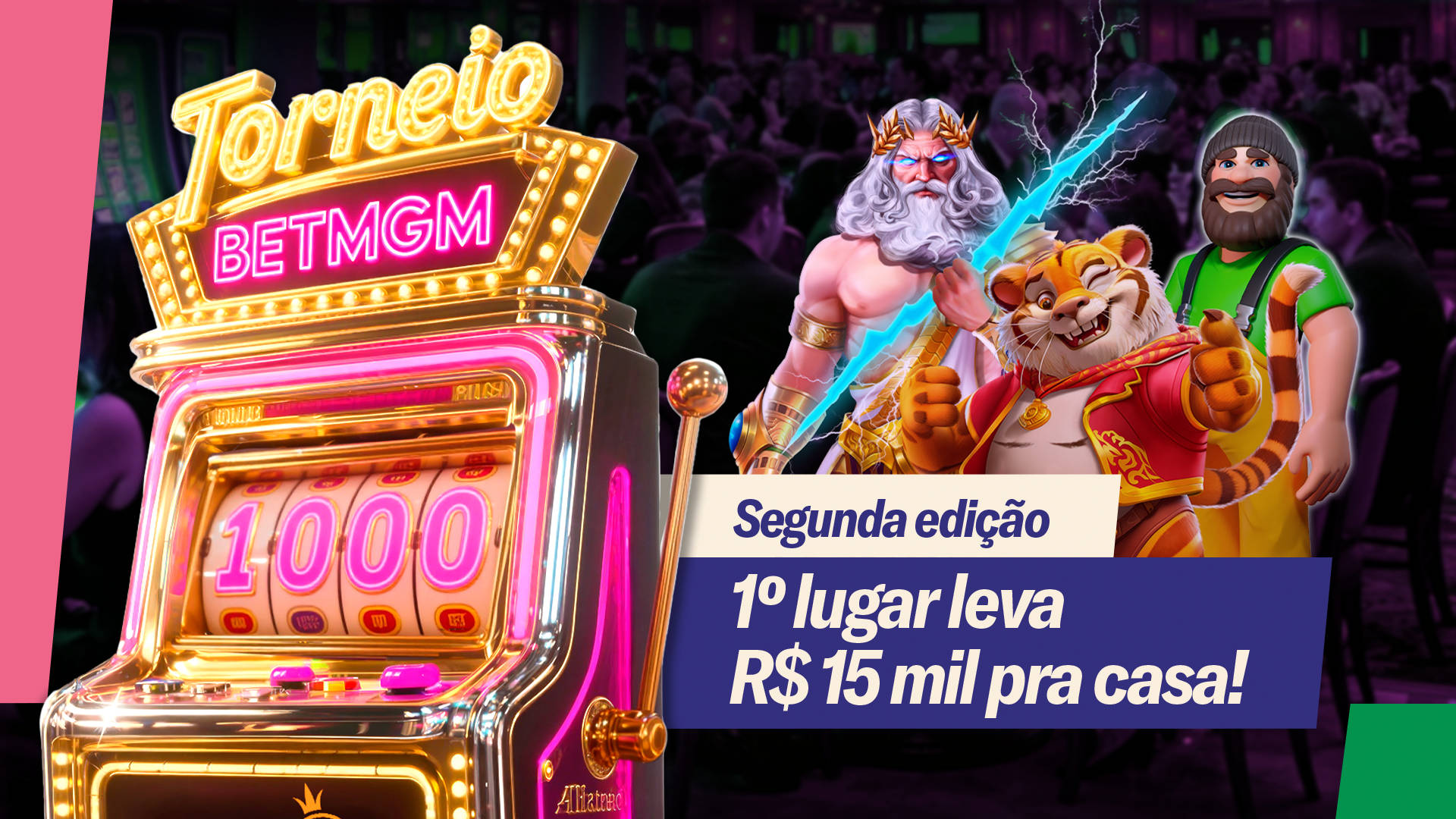 Torneio BETMGM 1000: R$50.000 em disputa e só 1 leva os R$15.000 do topo!