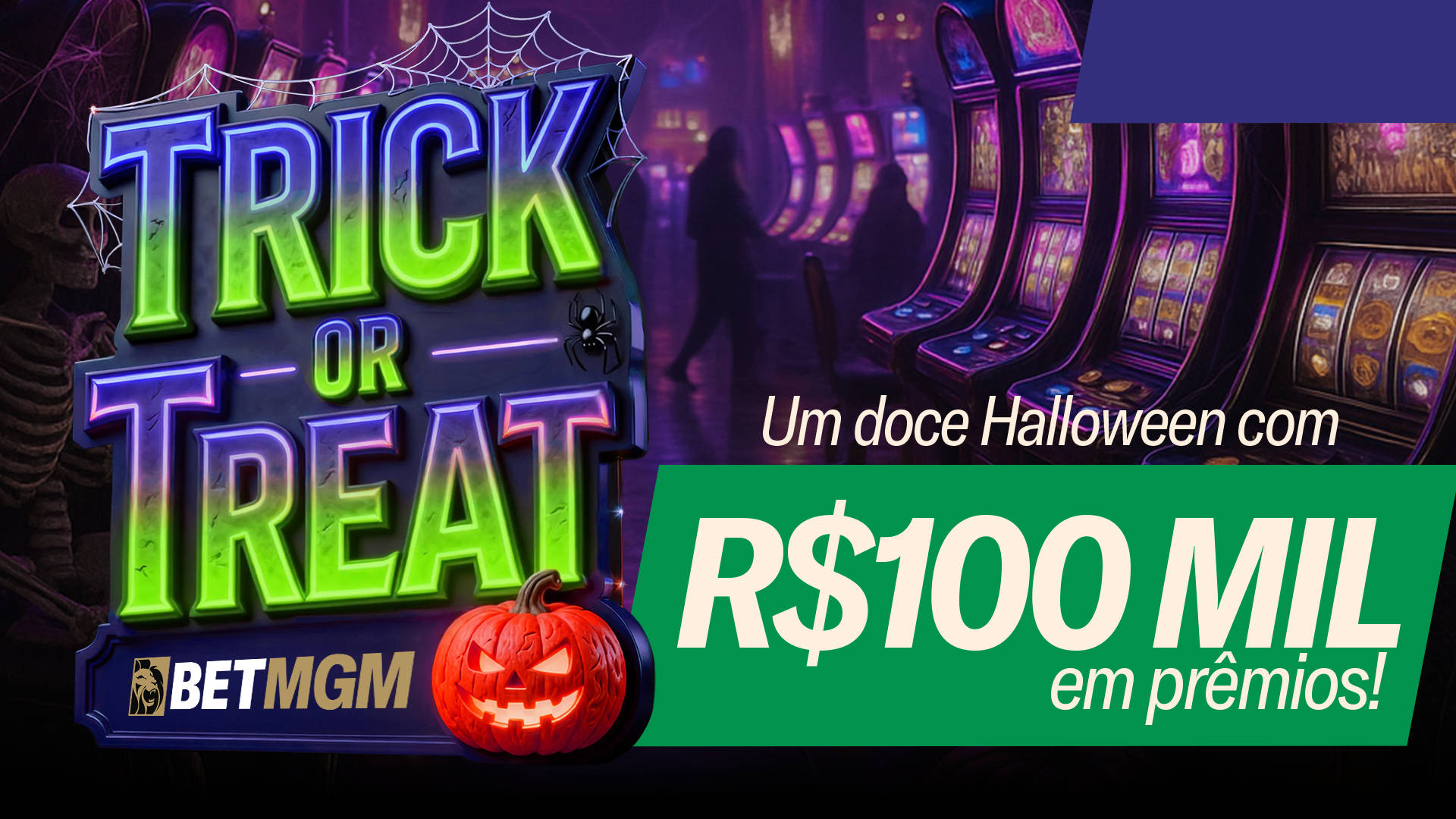 Torneio Trick or Treat BetMGM: R$100.000 em prêmios!