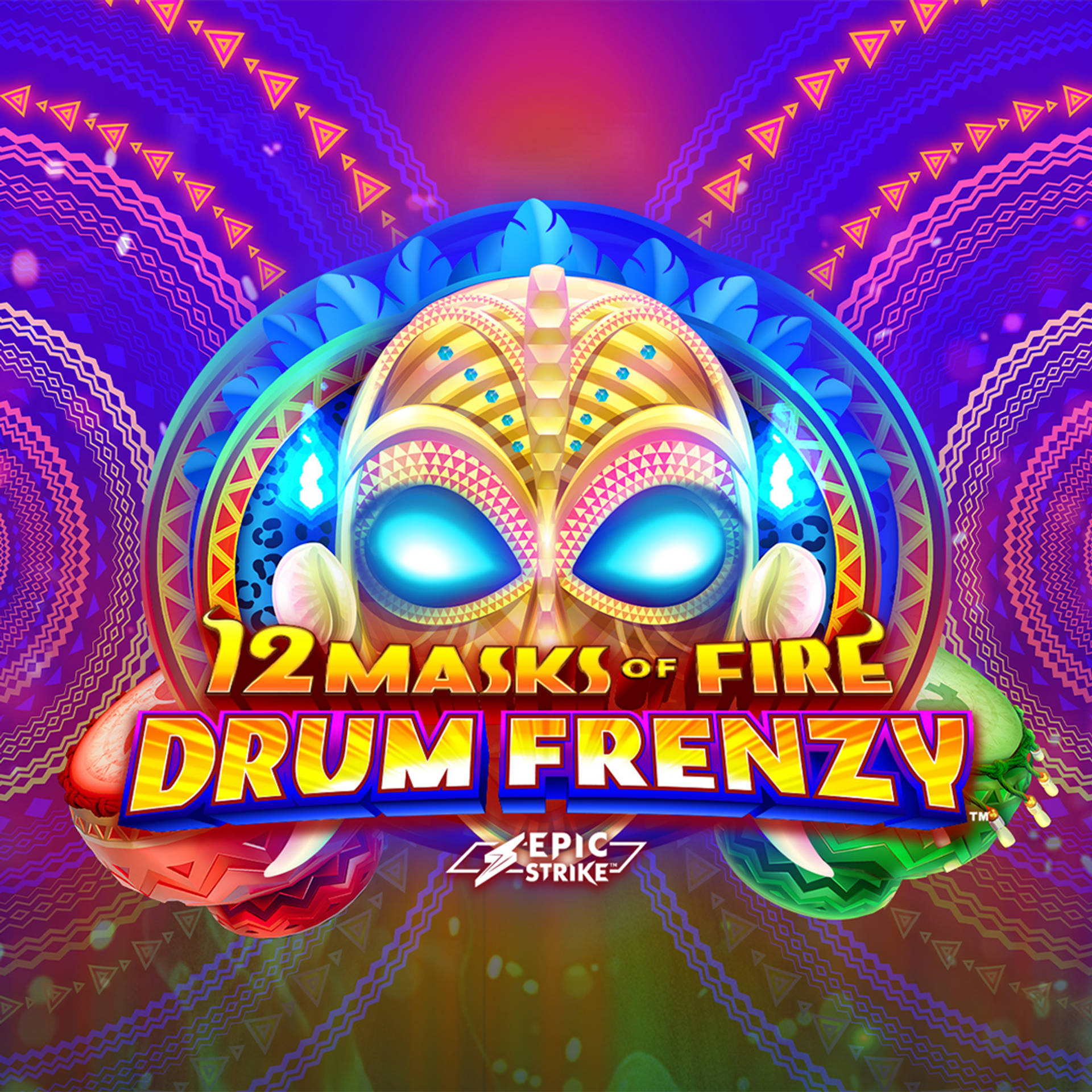 12 Masks of Fire Drum Frenzy