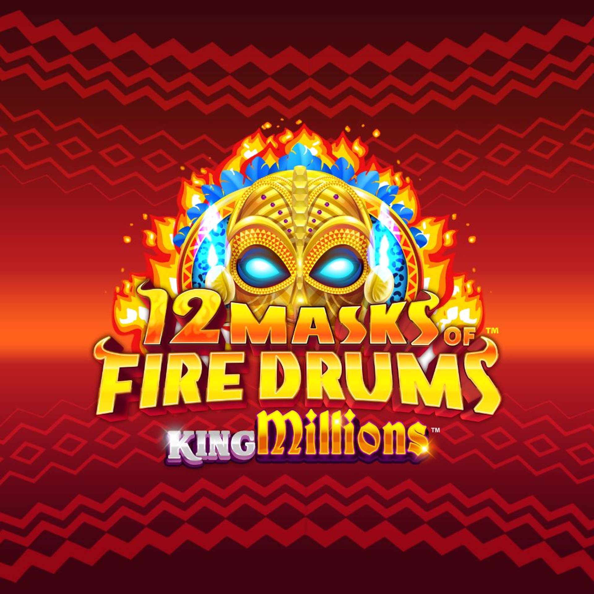 12 Masks of Fire Drums King Millions