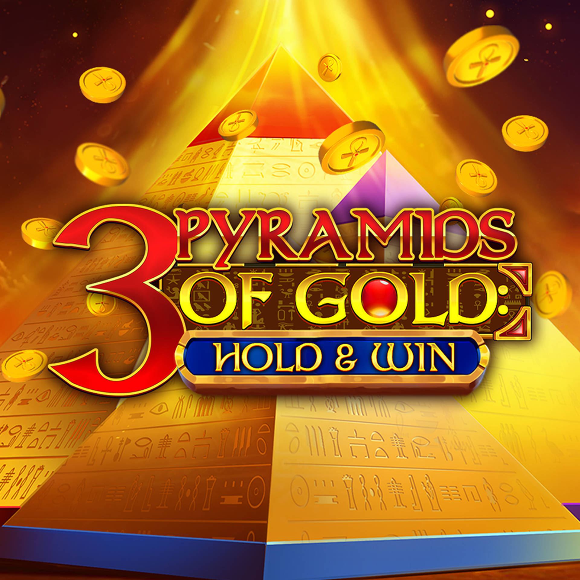 3 Pyramids of Gold: Hold & Win