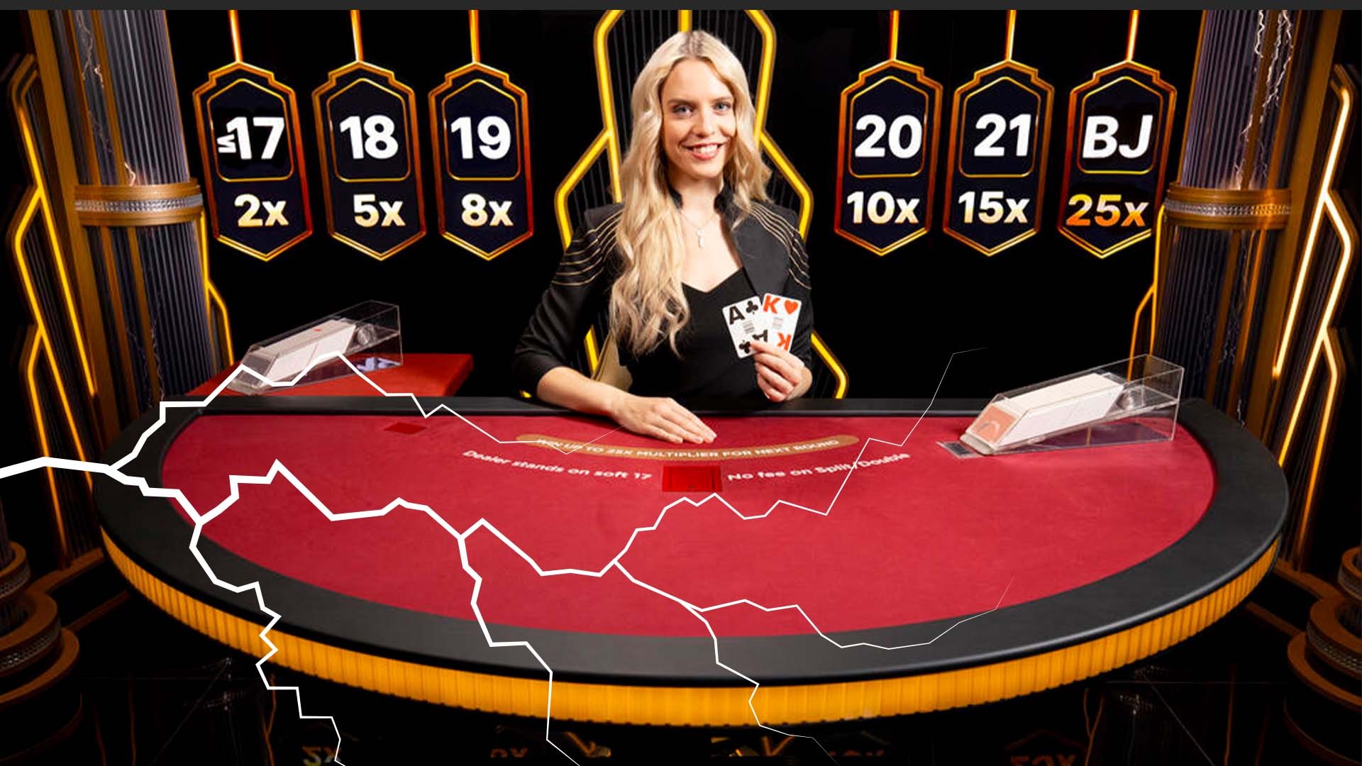 Live Lightning Blackjack