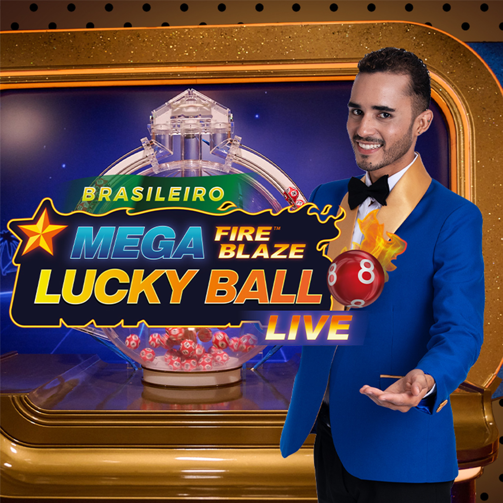 Mega Fire Blaze Lucky Ball Brasileiro