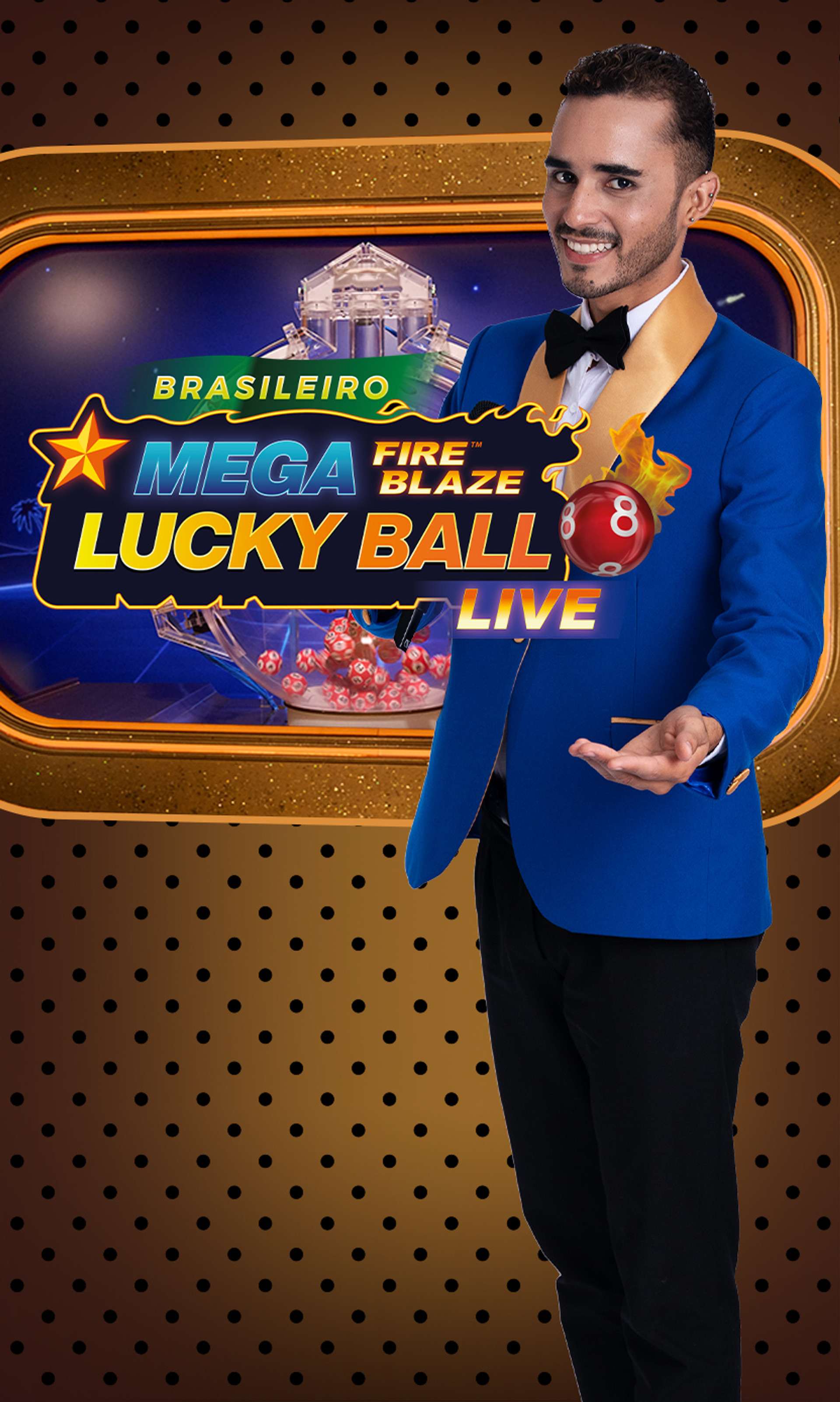 Mega Fire Blaze Lucky Ball Brasileiro