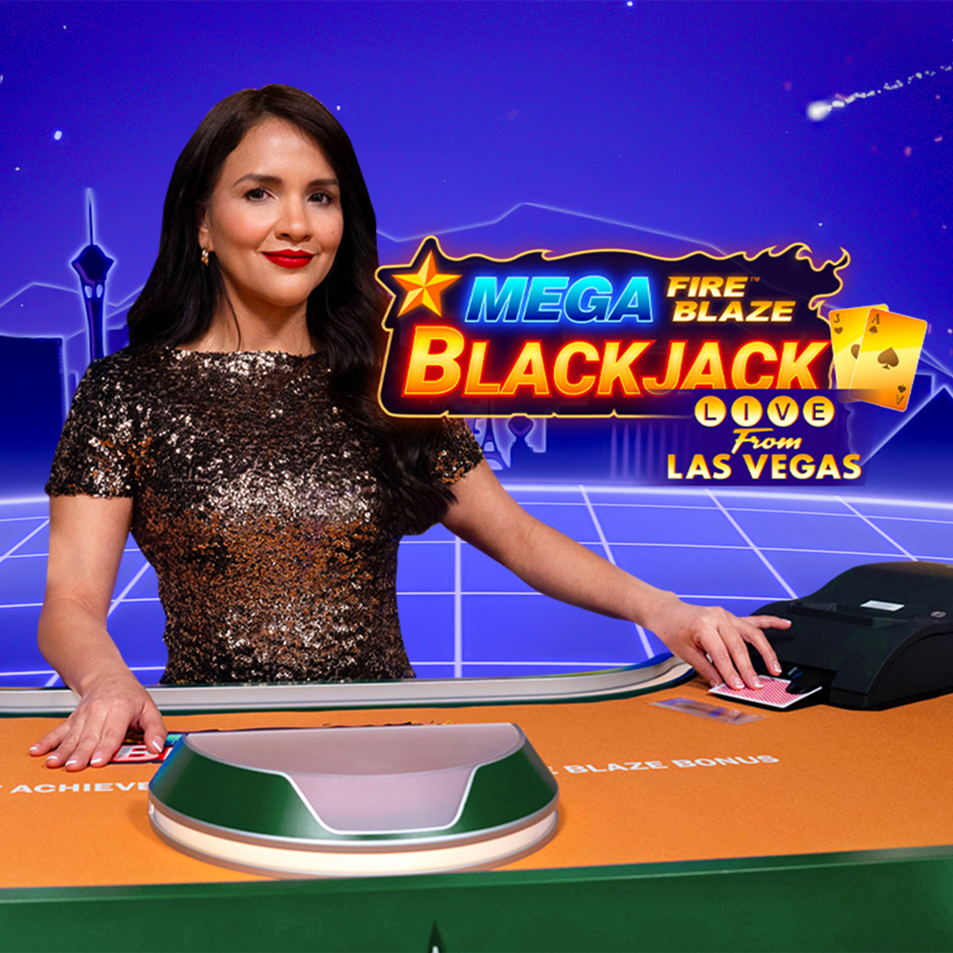 Vegas Mega Fire Blaze Blackjack Live