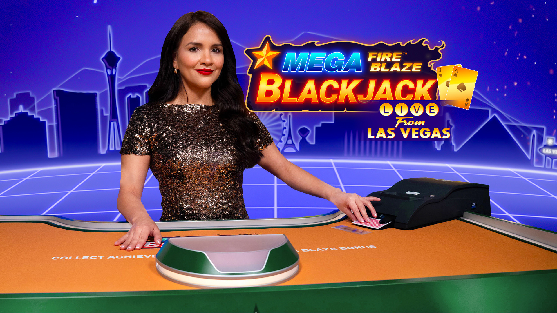 Vegas Mega Fire Blaze Blackjack Live