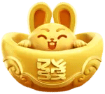 Lingote de Ouro - Símbolos premiados do Jogo do Coelho Fortune Rabbit (PG Soft)