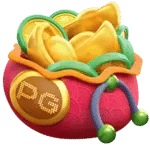 Saco de Moedas - Símbolos premiados do Jogo do Coelho Fortune Rabbit (PG Soft)
