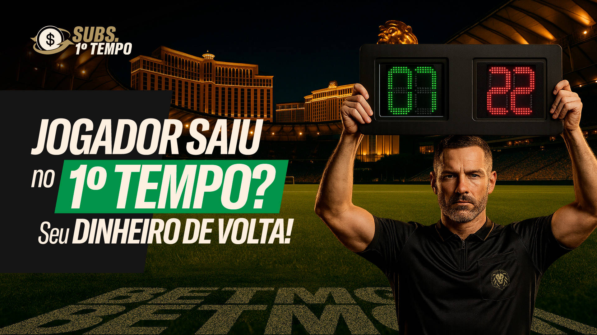 substituição primeiro tempo